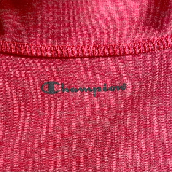 Bright pink champion zip up size small. - Picture 5 of 6